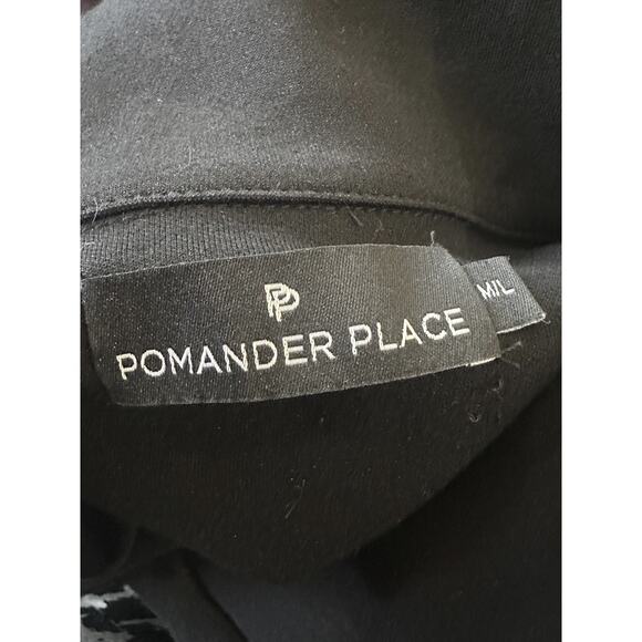 Tuckernuck x Pomander Place Black Easy Polo Swing Sweatshirt Size M/L Top - Picture 6 of 16